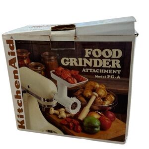 KitchenAid vintage food grinder attachment model FG-A original box